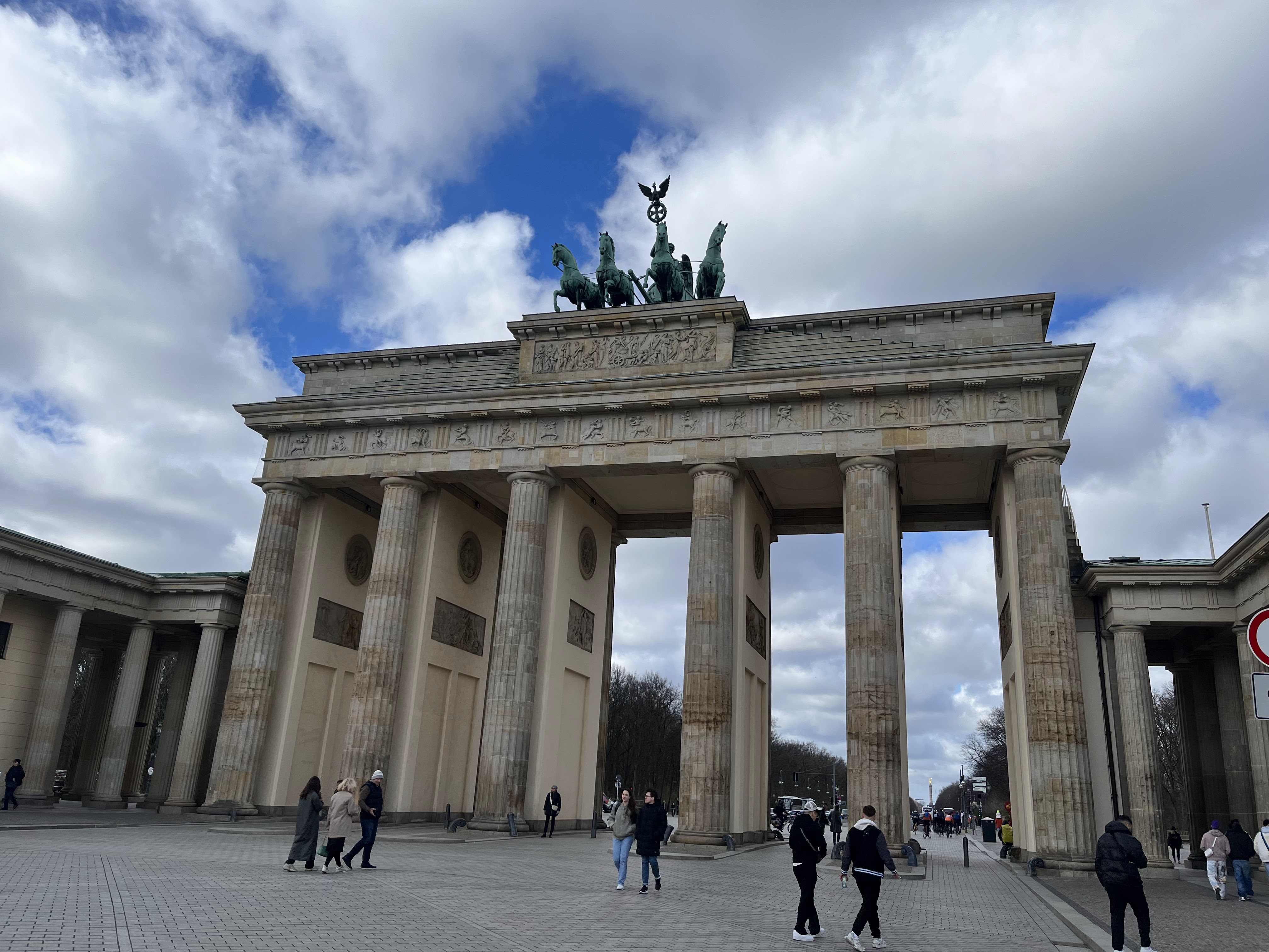 Brandenburg Gate in Berlin, Germany.
