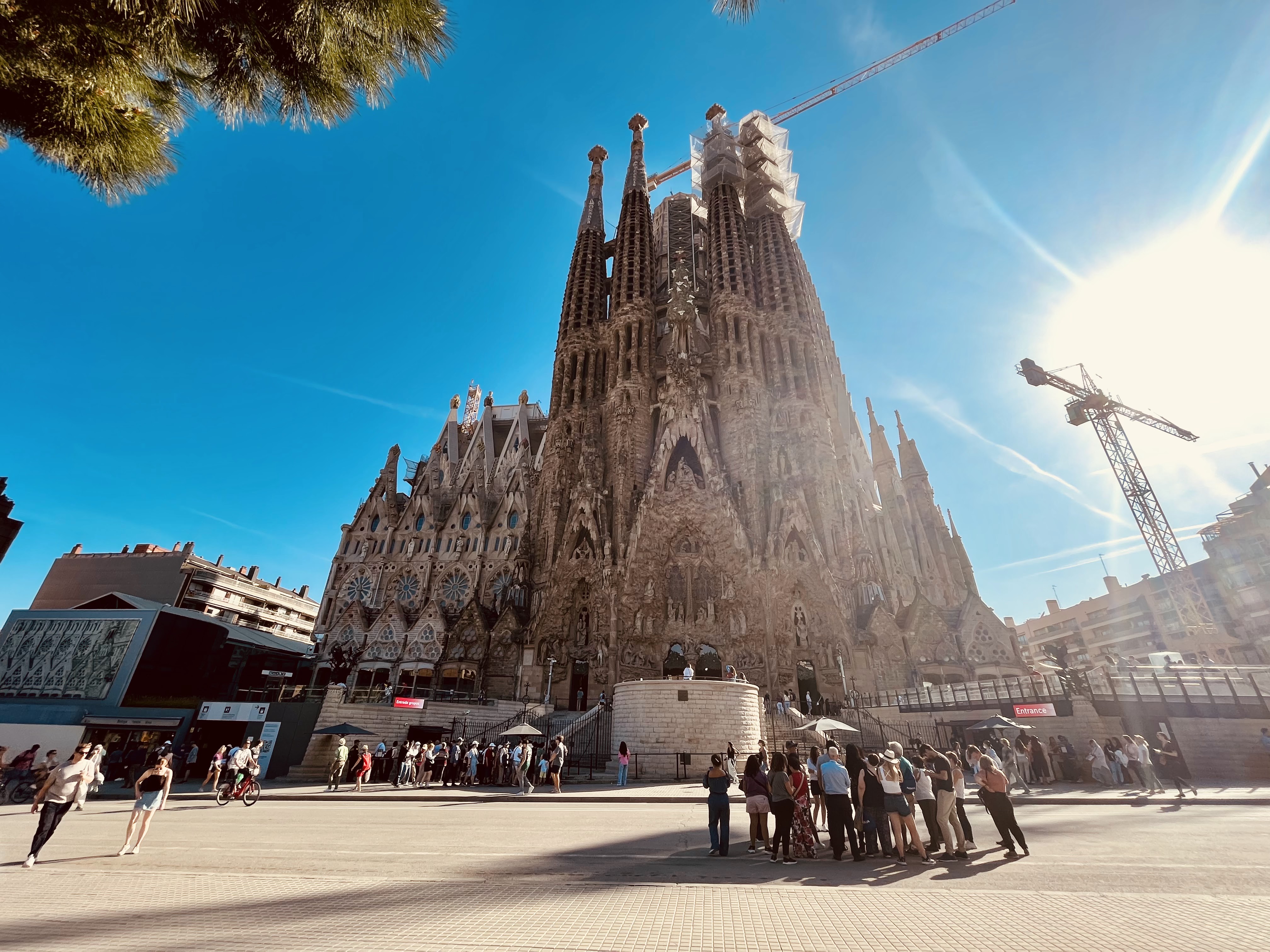 Sagrada Familia in Barcelona,Spain
